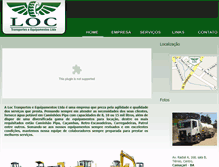 Tablet Screenshot of loctransportes.com.br